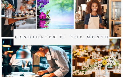 Our Top Hospitality Candidates of the Month